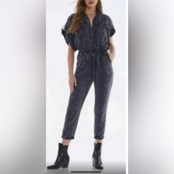 Young Fabulous & Broke Blue Jumpsuit - Picture 1 of 11